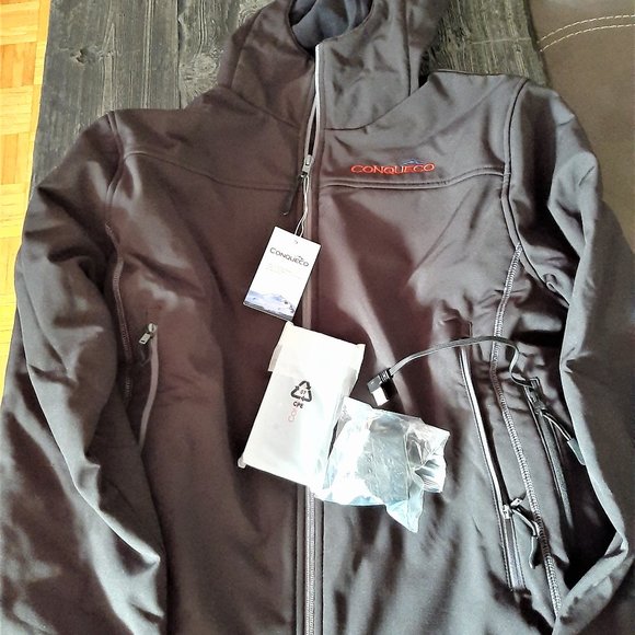 CONQUECO Women's Heated Jacket Slim Fit Sz L - Picture 1 of 7